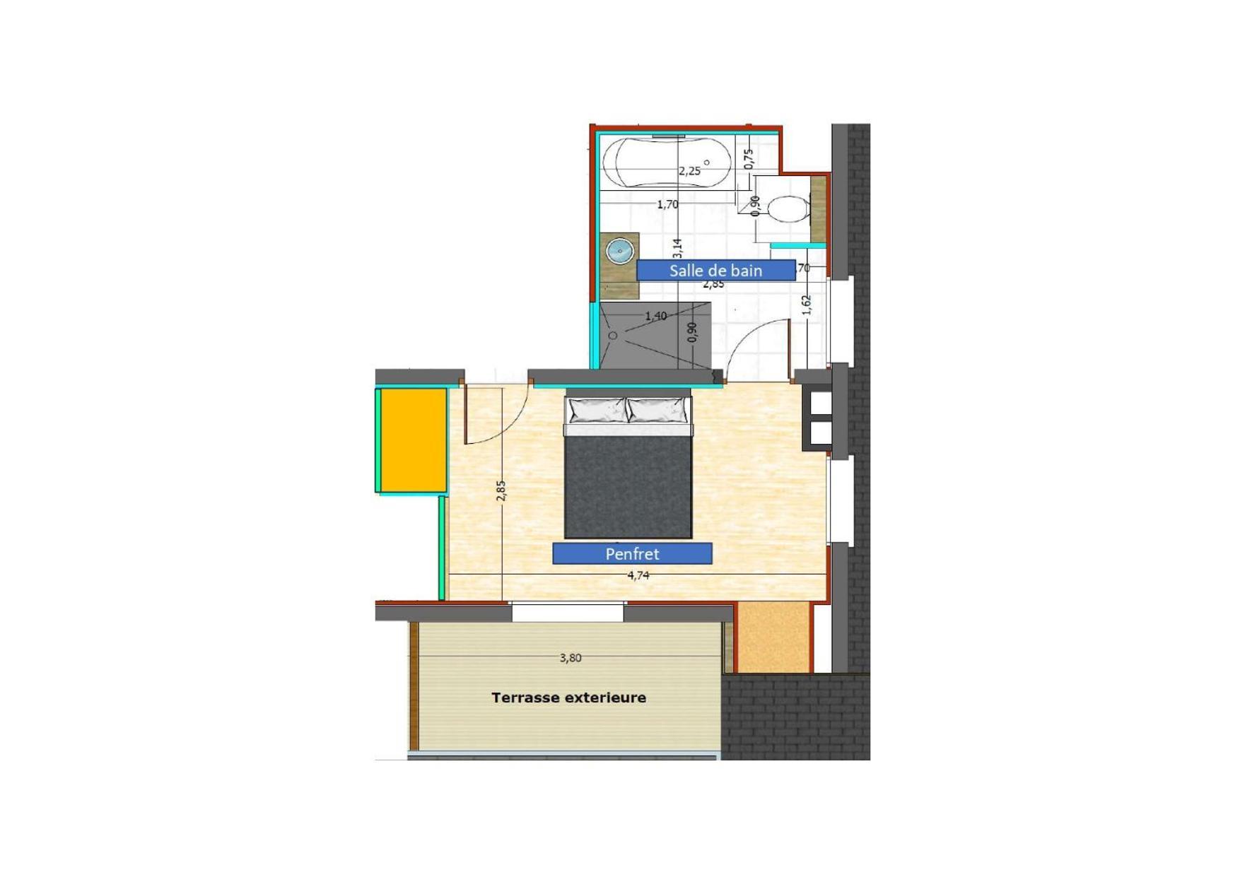 Ty Menez Bed & Breakfast ฟุยส์นอง ภายนอก รูปภาพ